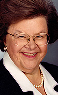 Sen. Barbara Mikulski, D-Md.<br />Senate Appropriations Committee Chairman Barbara Mikulski, D-Md., today released a list of items in the fiscal year 2014 omnibus appropriations bill that she considers to be accomplishments of her negotiations in the bill, including a number that affect food, agriculture and rural areas.